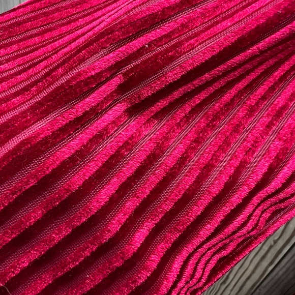 MONTEAU Red Velvet Lines Jumper with open back size XL - Picture 10 of 12